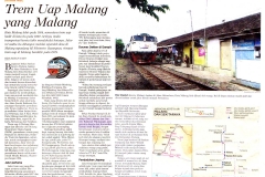 Trem Uap Malang yang Malang