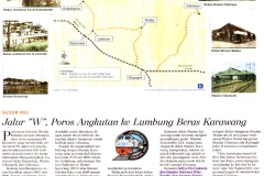 Jalur W Poros Angkutan ke Lumbung Beras Karawang